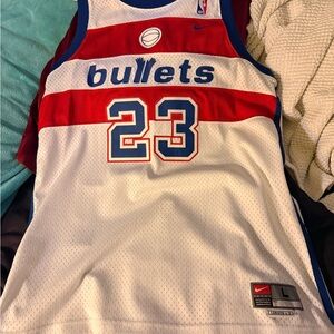 Nike Micheal Jordan Washington Bullets Home Jersey